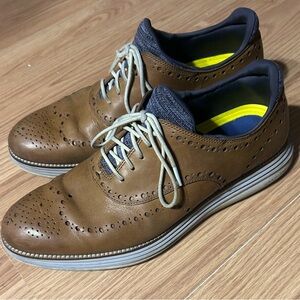 Cole haan original tan leather dress shoe mens 12.5